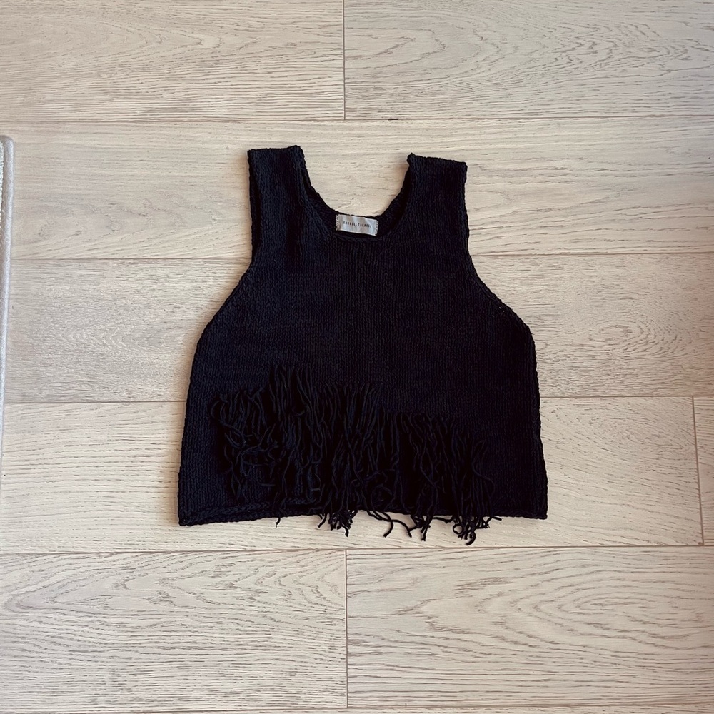 Correll Correll Frans Knit Tank Top Black